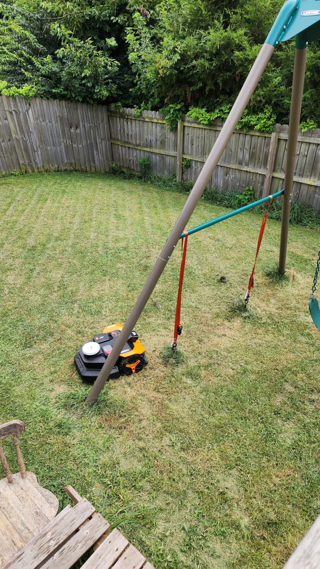 WORX Robot Lawn Mower for 1/4 Acre, Wire-Free with Brushes, WO7144 | Landroid Vision Cloud with App Control, AI Obstacle Avoidance, RTK Cloud Navigation, Handles 30% Slope customer photo 2