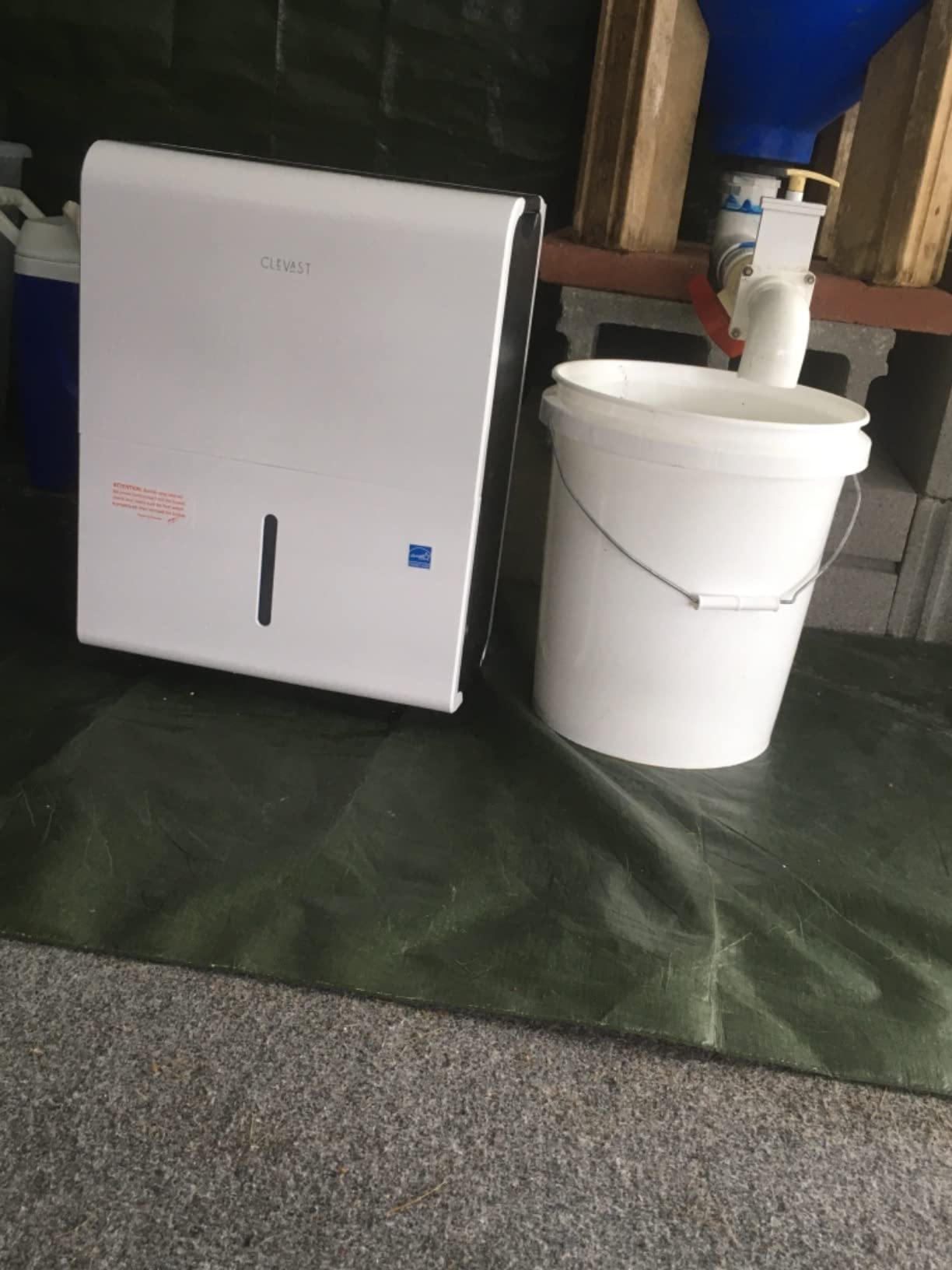 CLEVAST Small Dehumidifier for Bedroom, Bathroom, Quiet Operation, Portable | 30 oz Water Tank, Sleep Mode, Auto Shut-Off, Compact Air Dehumidifier for Closet, RV, Camper customer photo 1