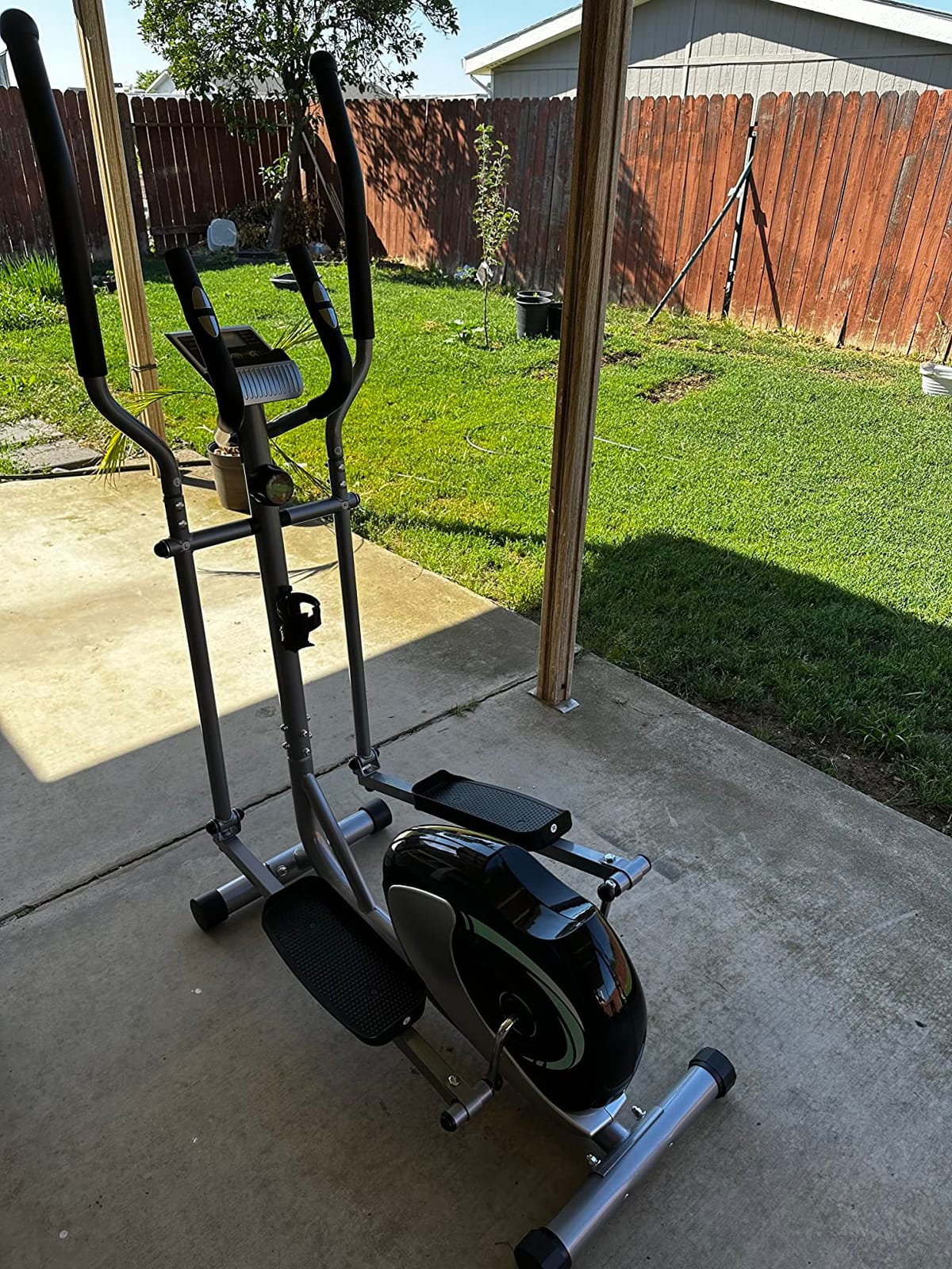 Dripex Elliptical Exercise Machine, Magnetic Elliptical Trainer for Home | 16 Resistance Levels, 14.3