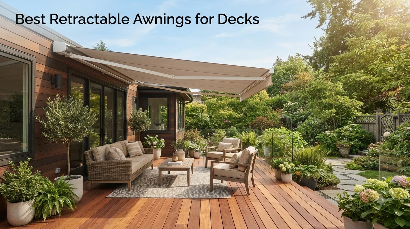 Best Retractable Awnings for Decks