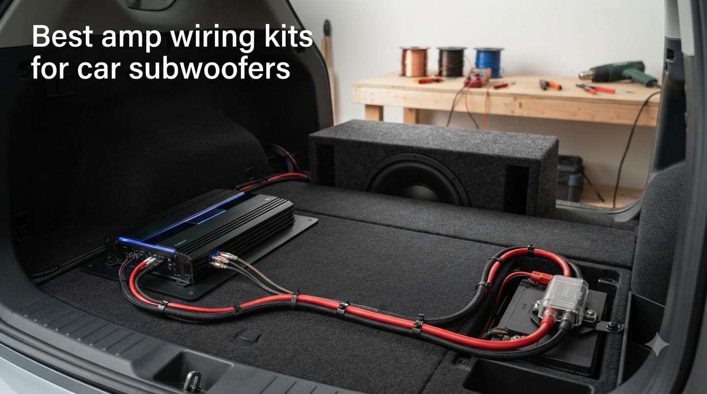 Best amp wiring kits for car subwoofers