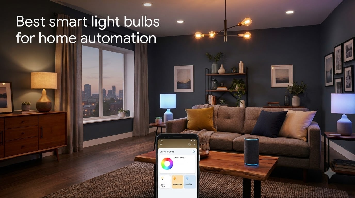 Best smart light bulbs for home automation