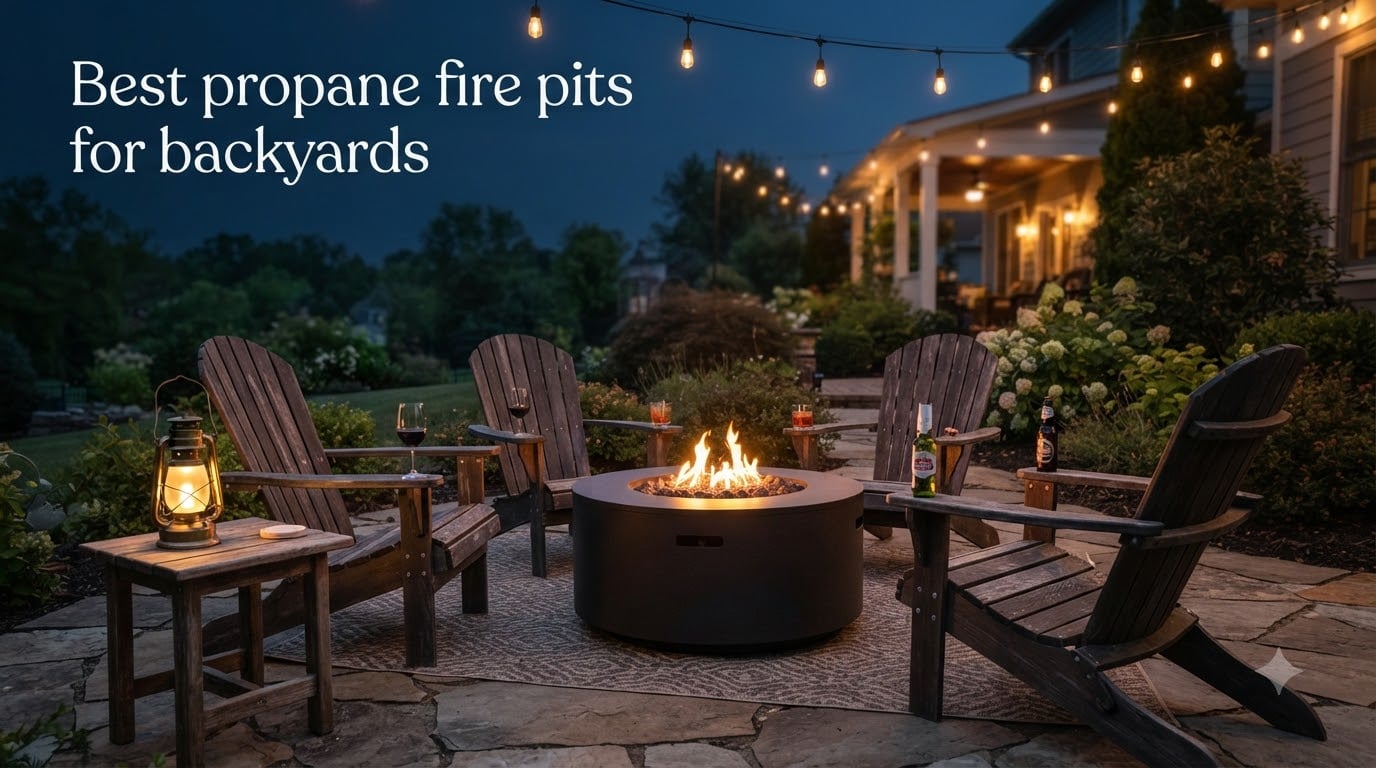 Best propane fire pits for backyards