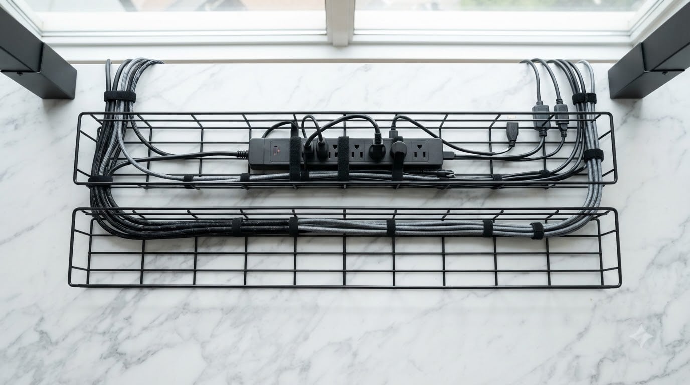 Best cable management trays for standing desks