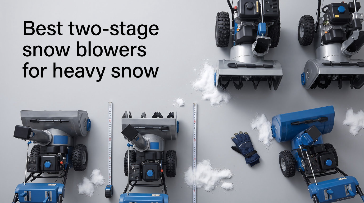 Best two-stage snow blowers for heavy snow