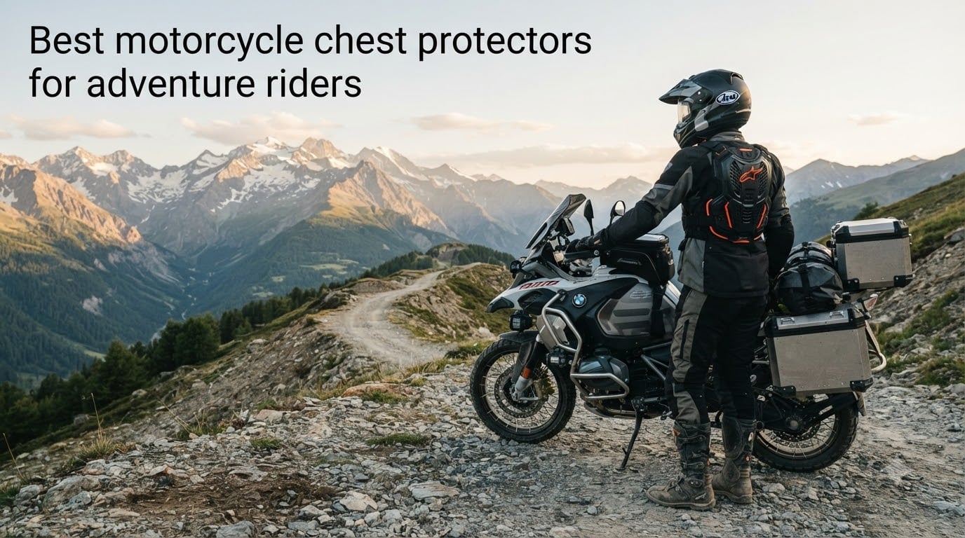 Best motorcycle chest protectors for adventure riders