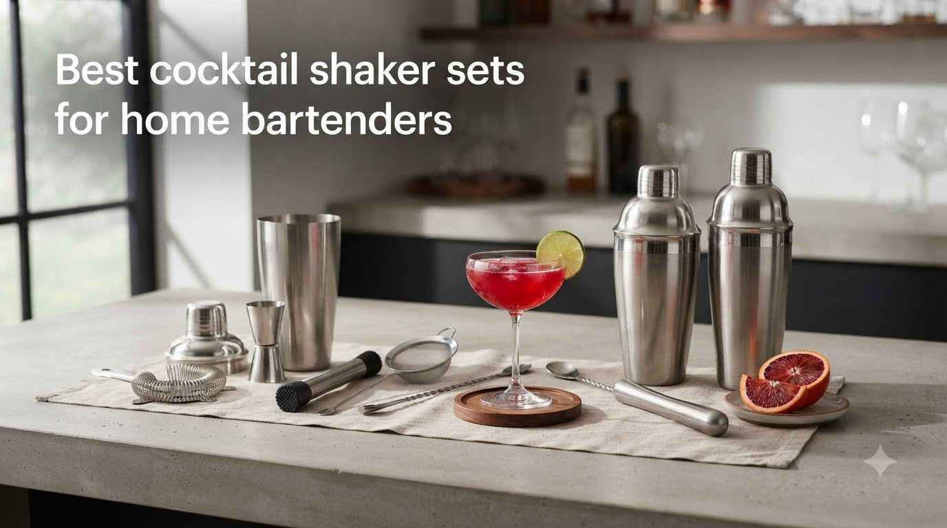 Best cocktail shaker sets for home bartenders