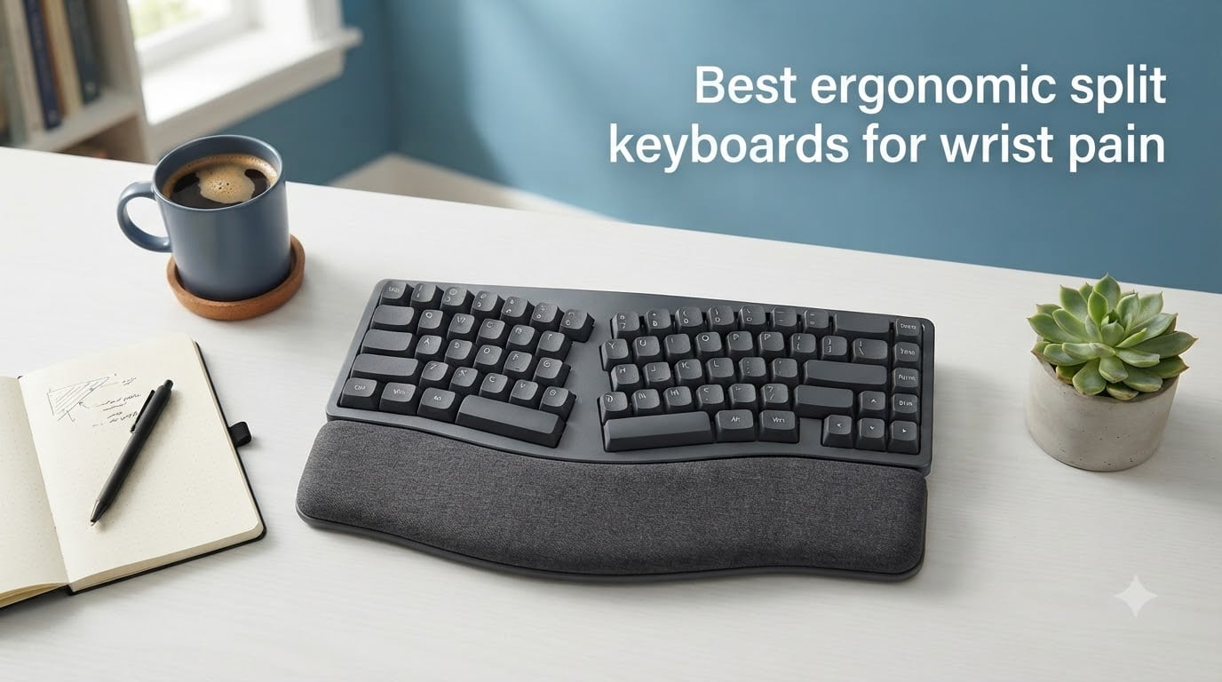 Best ergonomic split keyboards for wrist pain