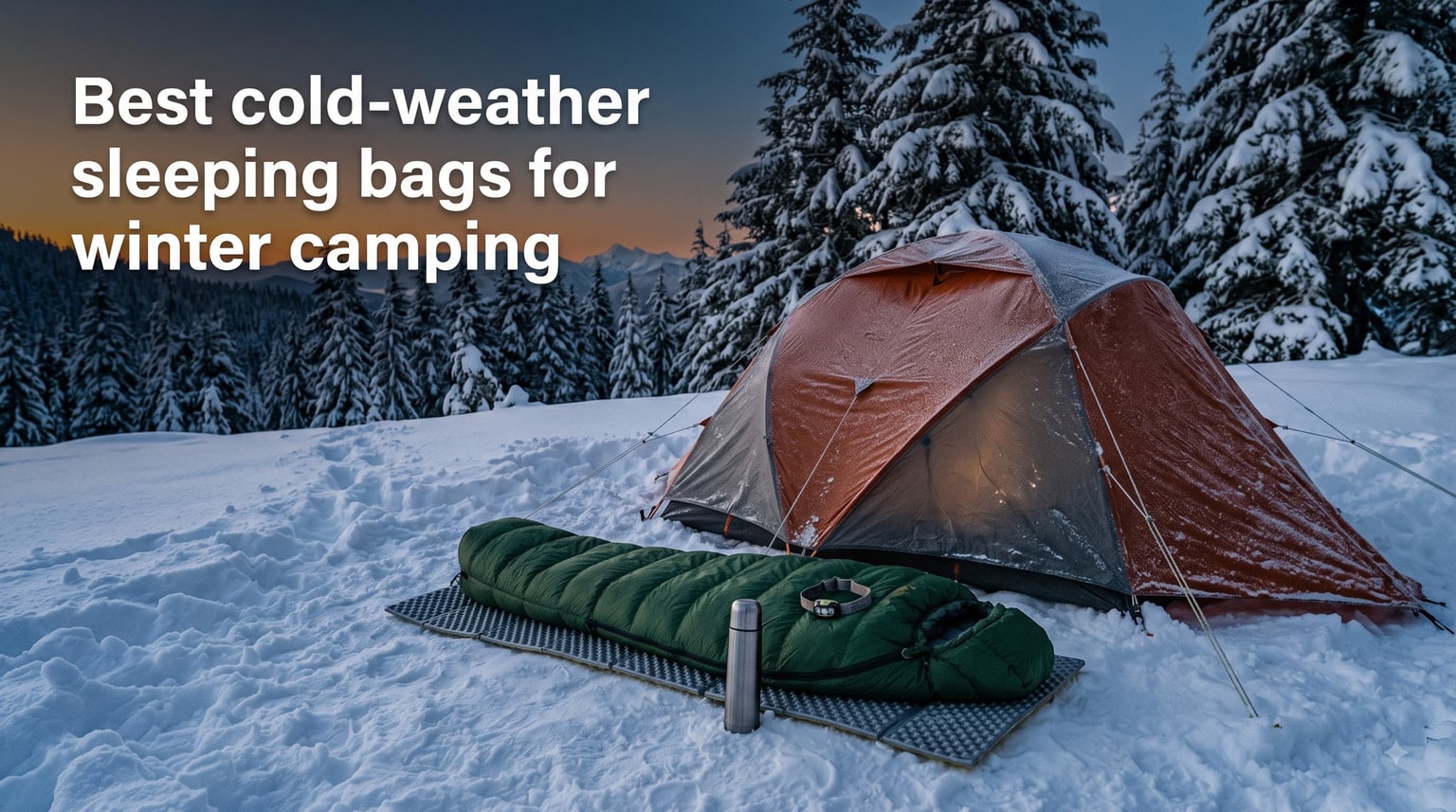 Best cold-weather sleeping bags for winter camping
