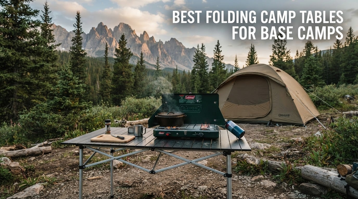 Best folding camp tables for base camps