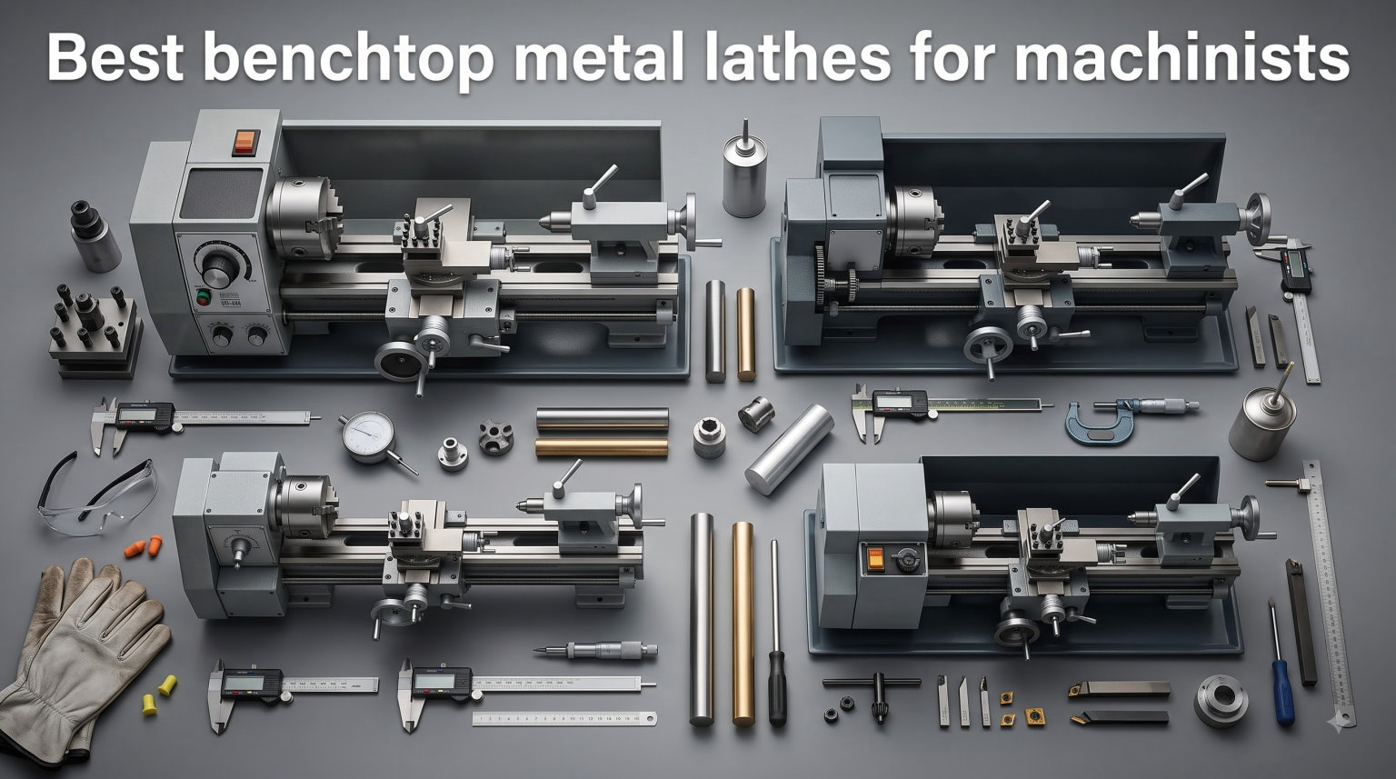 Best benchtop metal lathes for machinists