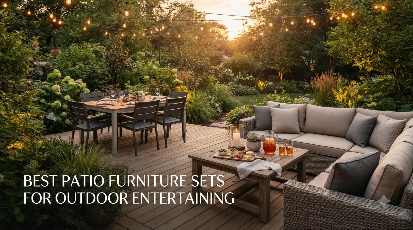 Best Patio Furniture Sets for Outdoor Entertaining