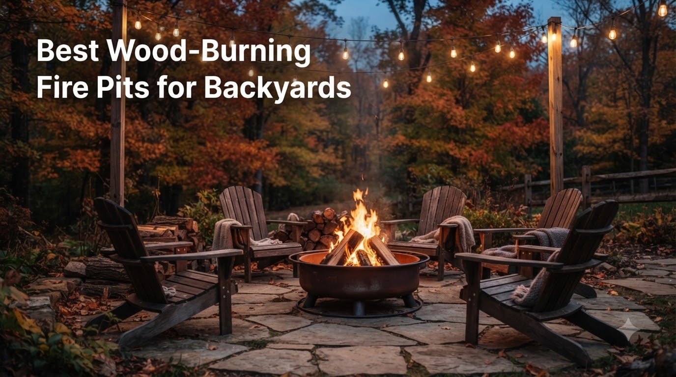 Best Wood-Burning Fire Pits for Backyards