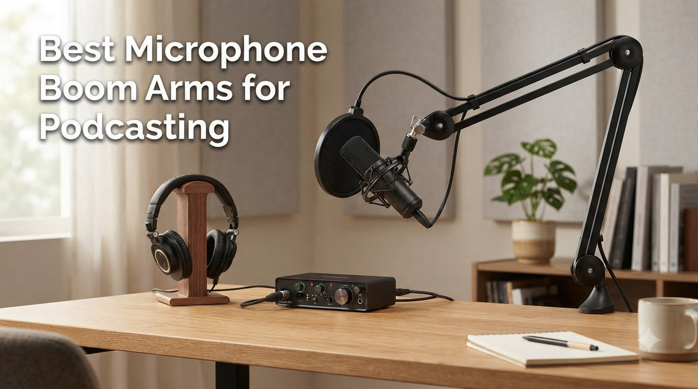Best Microphone Boom Arms for Podcasting