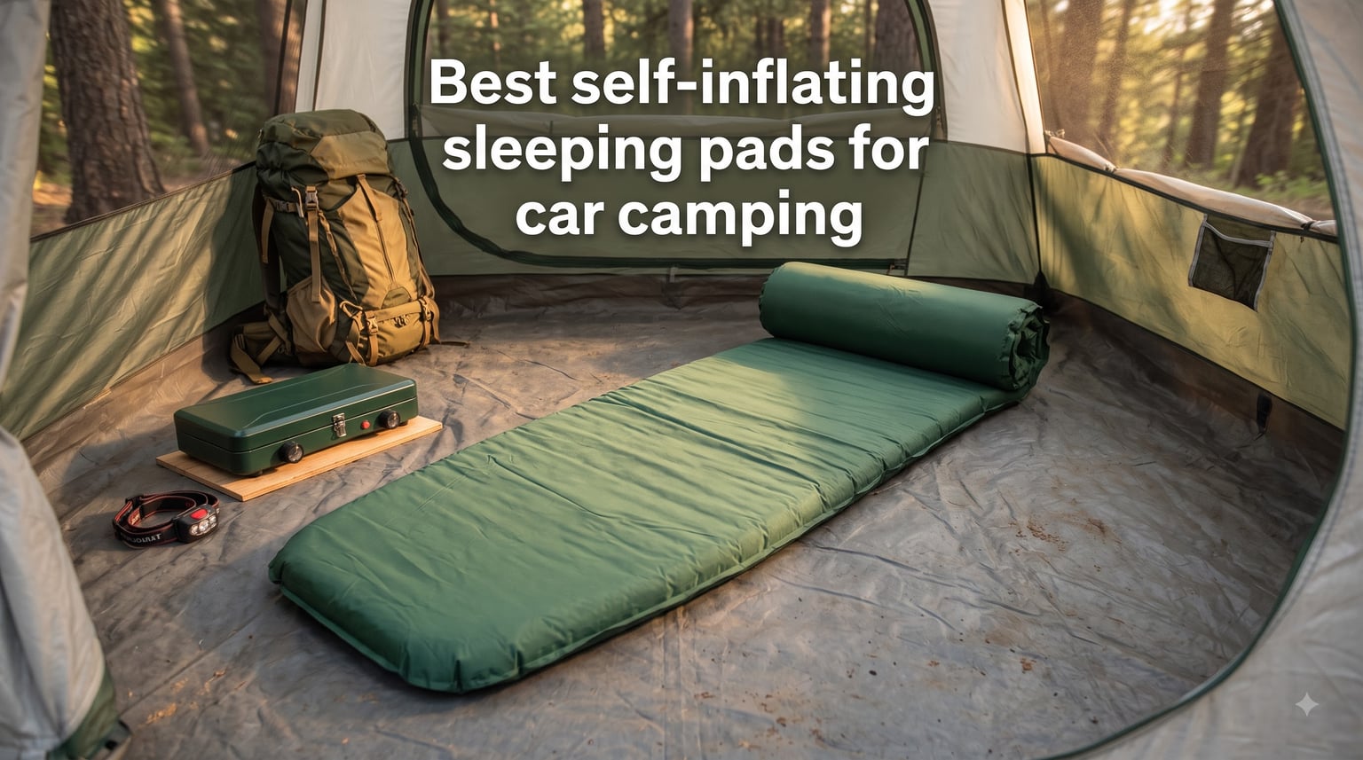 Best self-inflating sleeping pads for car camping