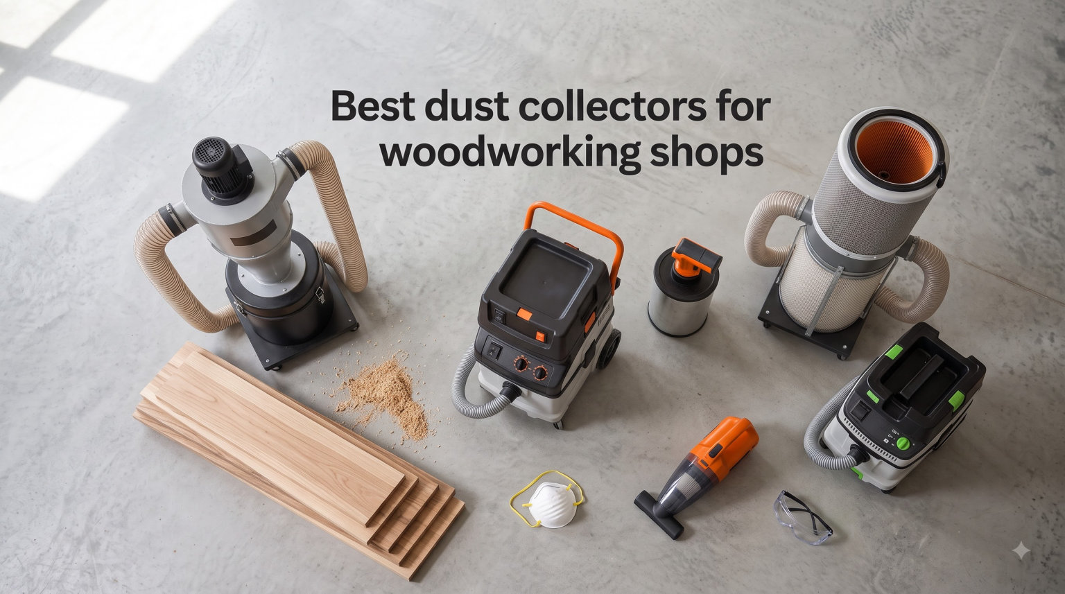 Best dust collectors for woodworking shops