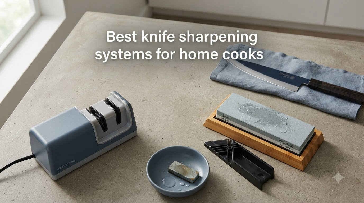 Best knife sharpening systems for home cooks