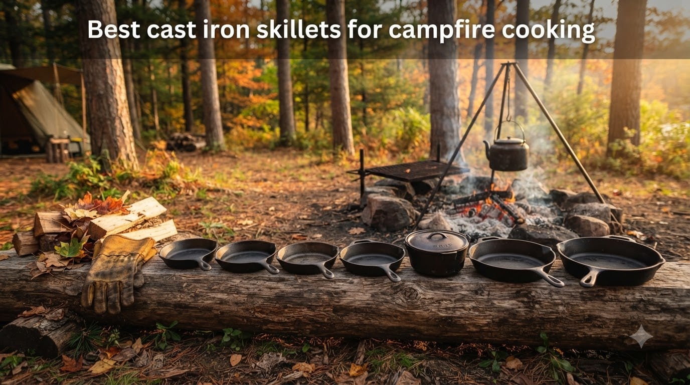 Best cast iron skillets for campfire cooking