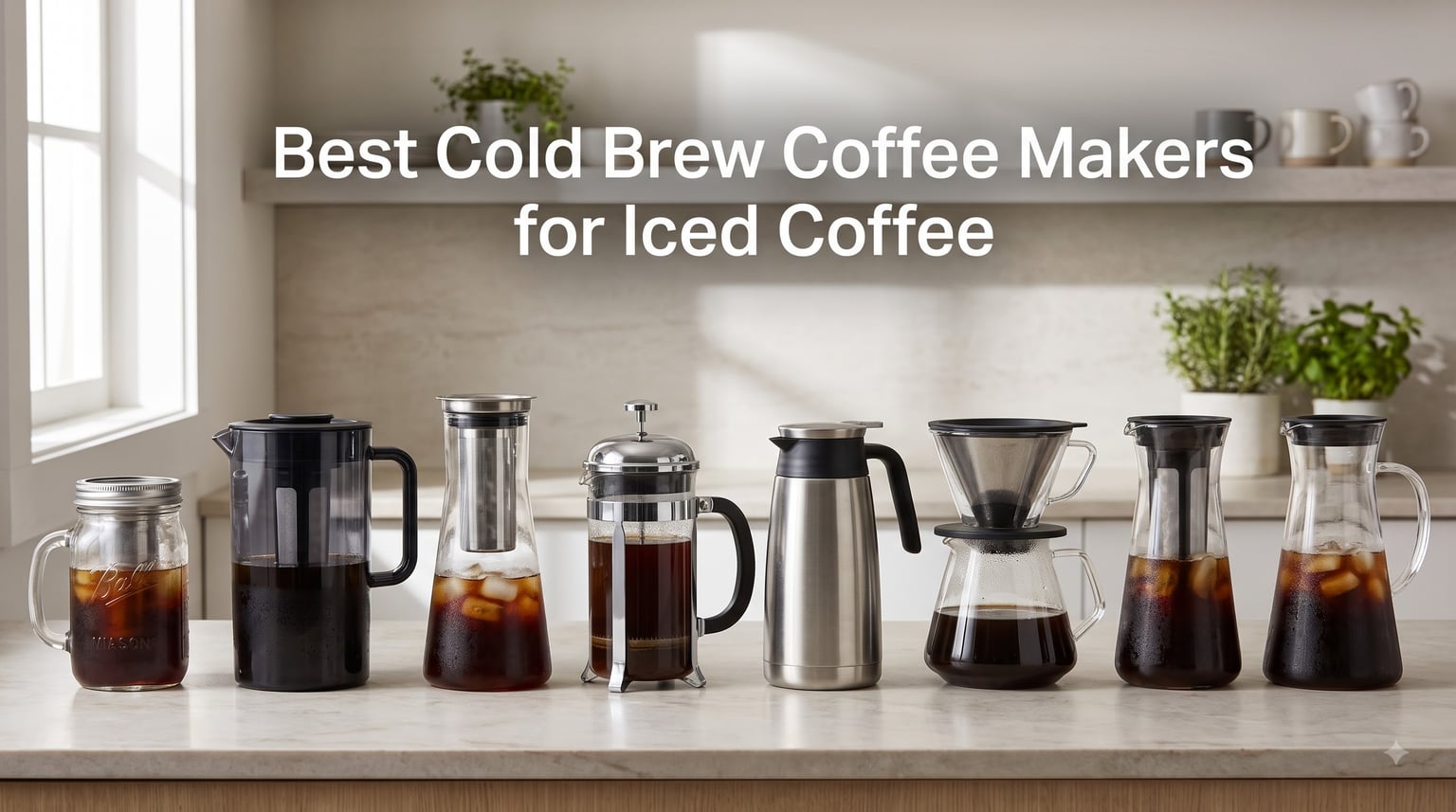 Best Cold Brew Coffee Makers for Iced Coffee