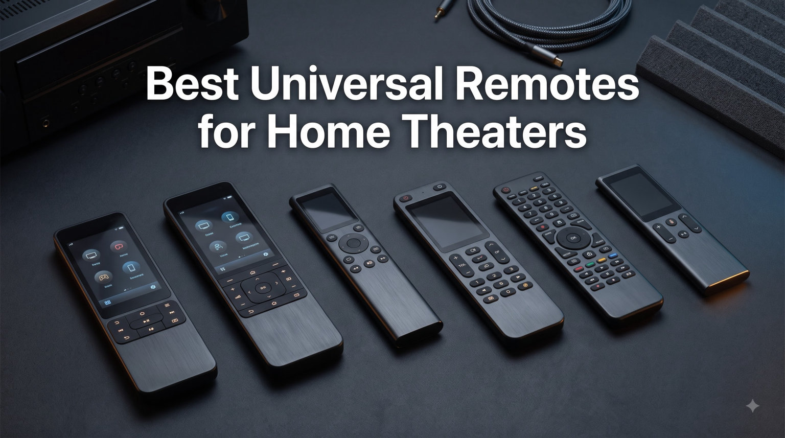 Best Universal Remotes for Home Theaters