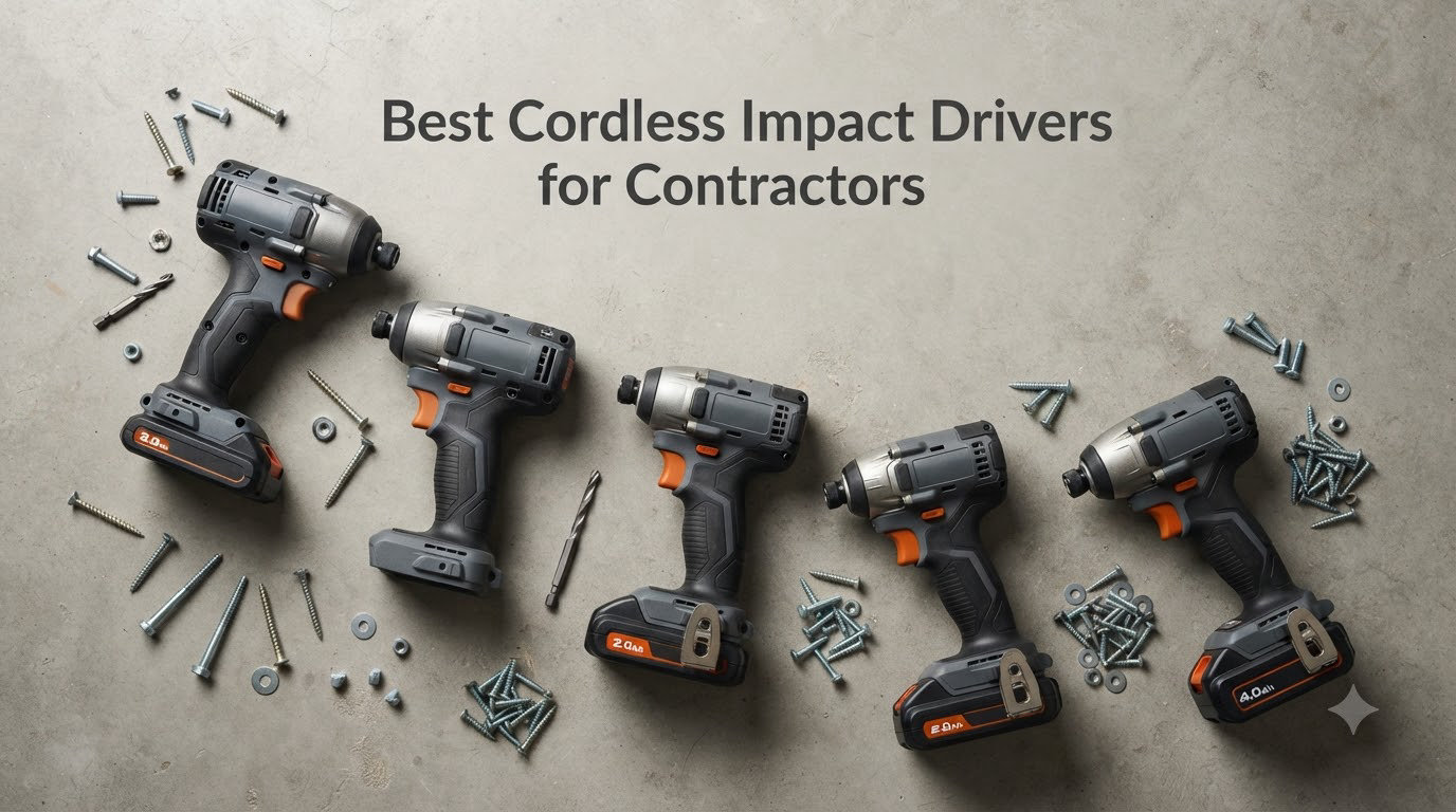 Best Cordless Impact Drivers for Contractors