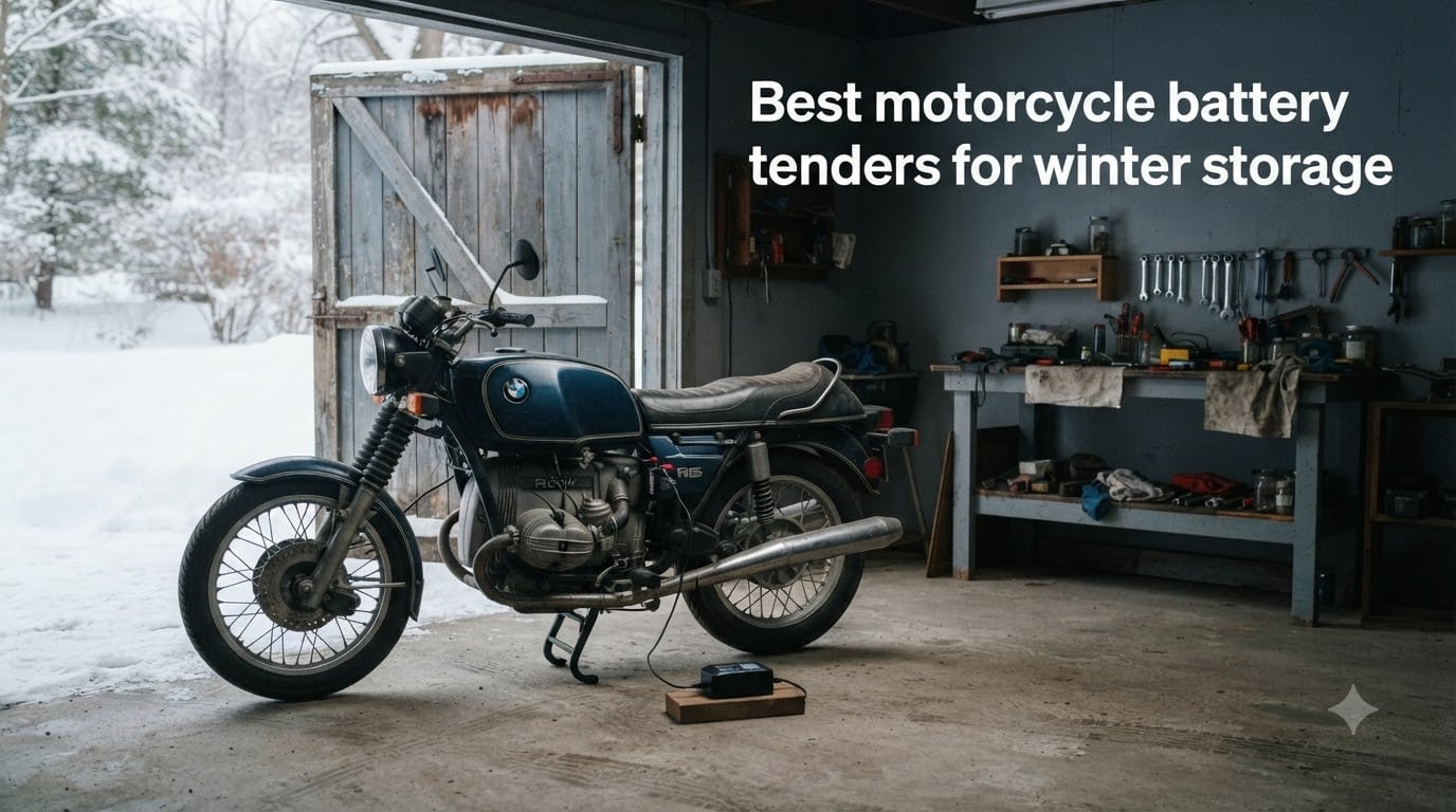 Best motorcycle battery tenders for winter storage