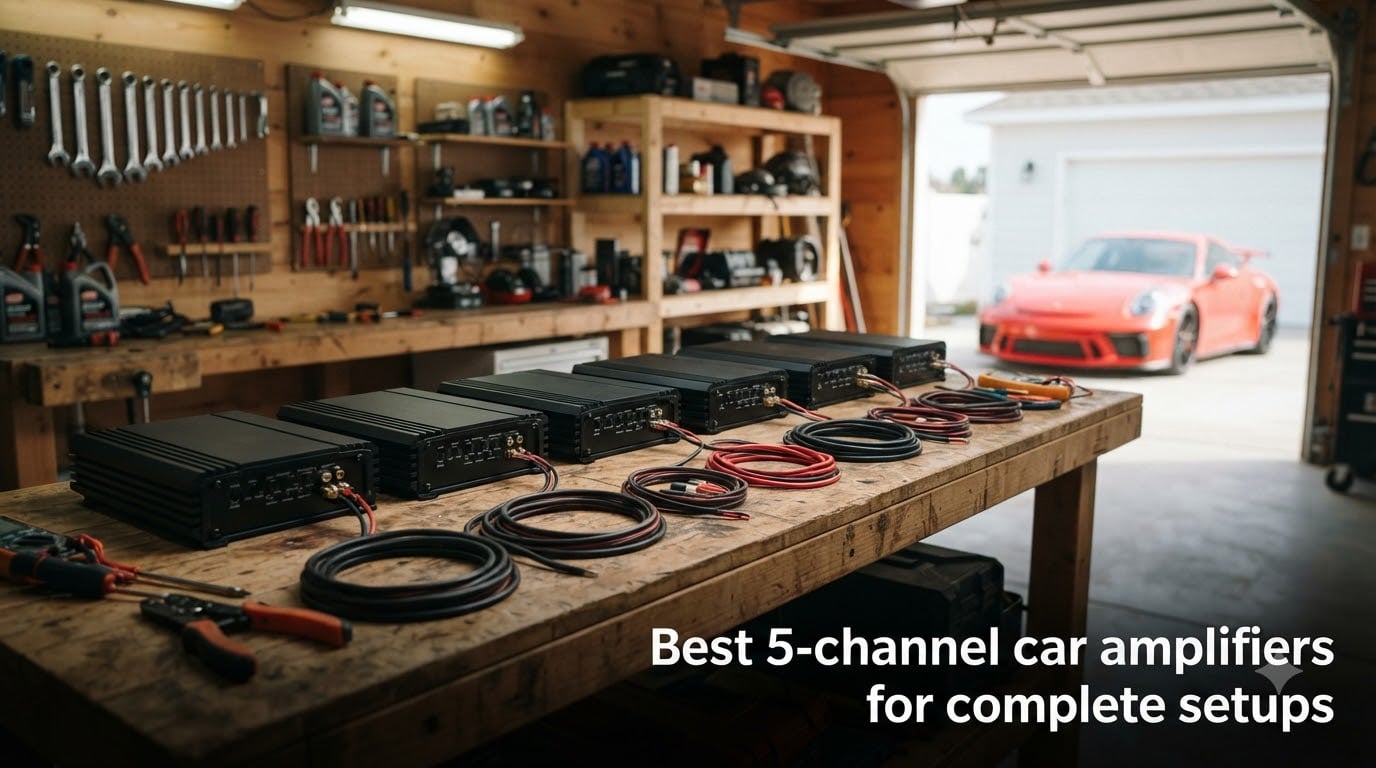 Best 5-channel car amplifiers for complete setups