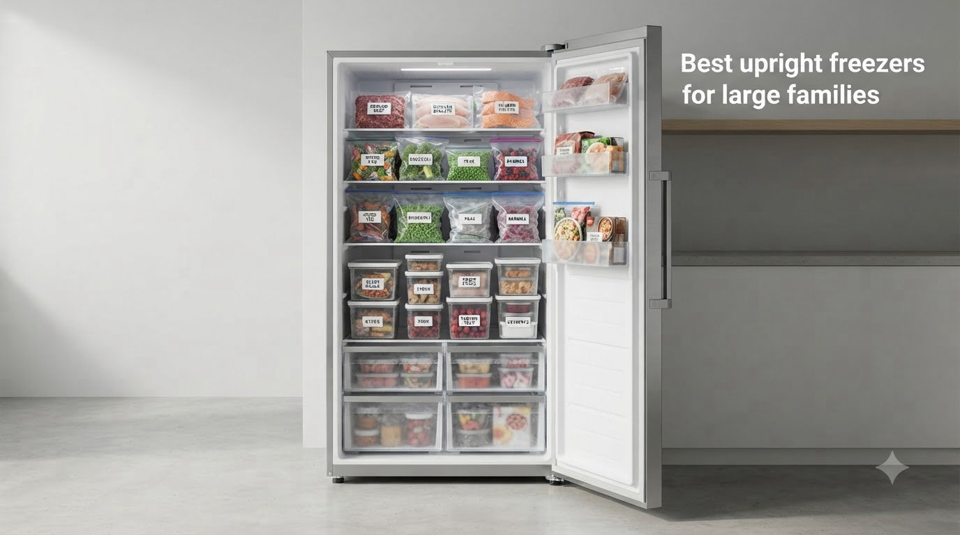 Best upright freezers for large families