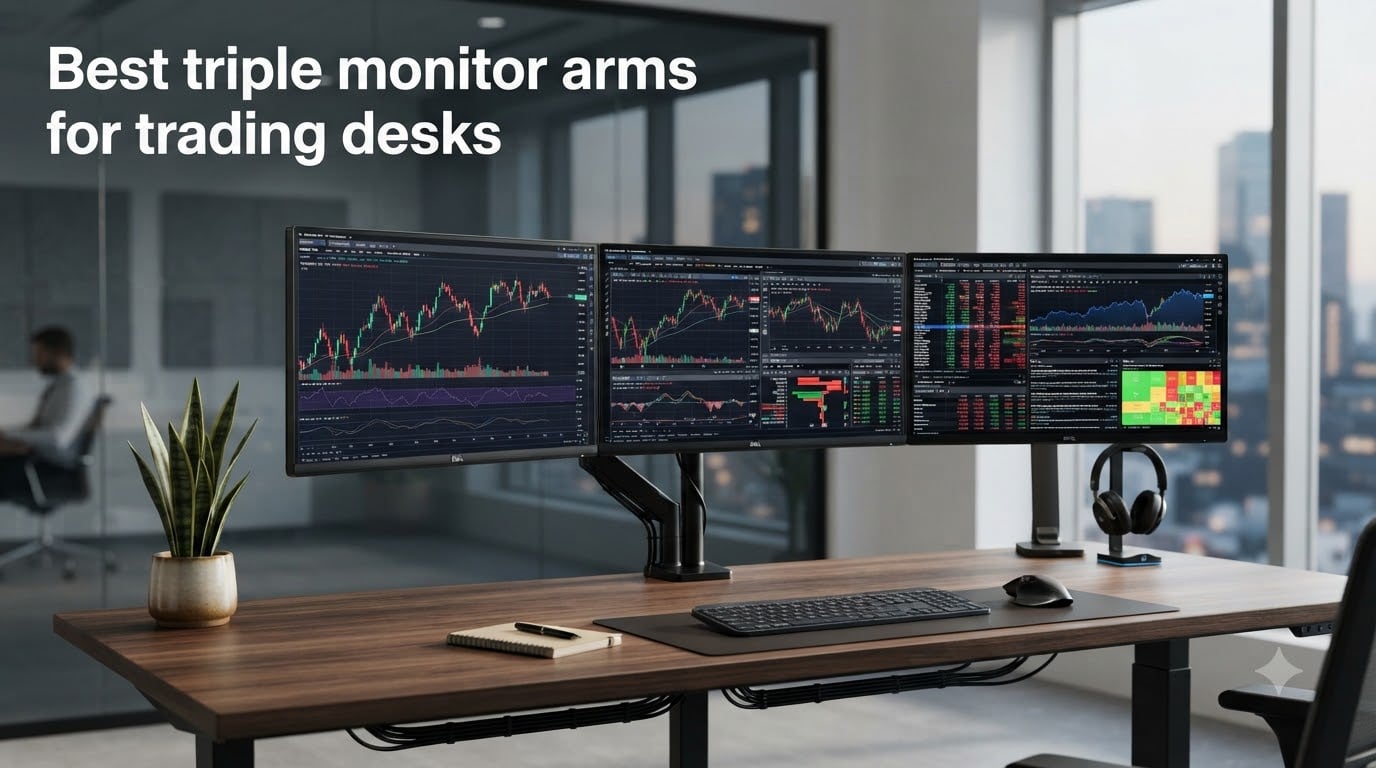 Best triple monitor arms for trading desks
