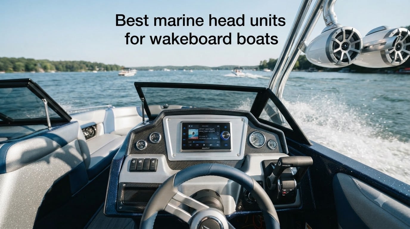 Best marine head units for wakeboard boats