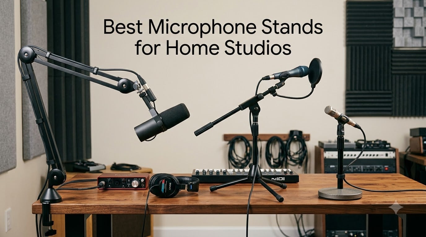 Best Microphone Stands for Home Studios