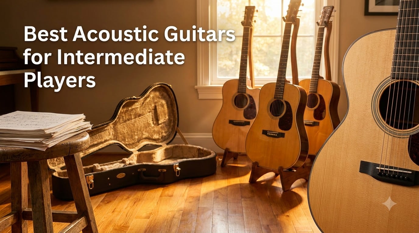 Best Acoustic Guitars for Intermediate Players