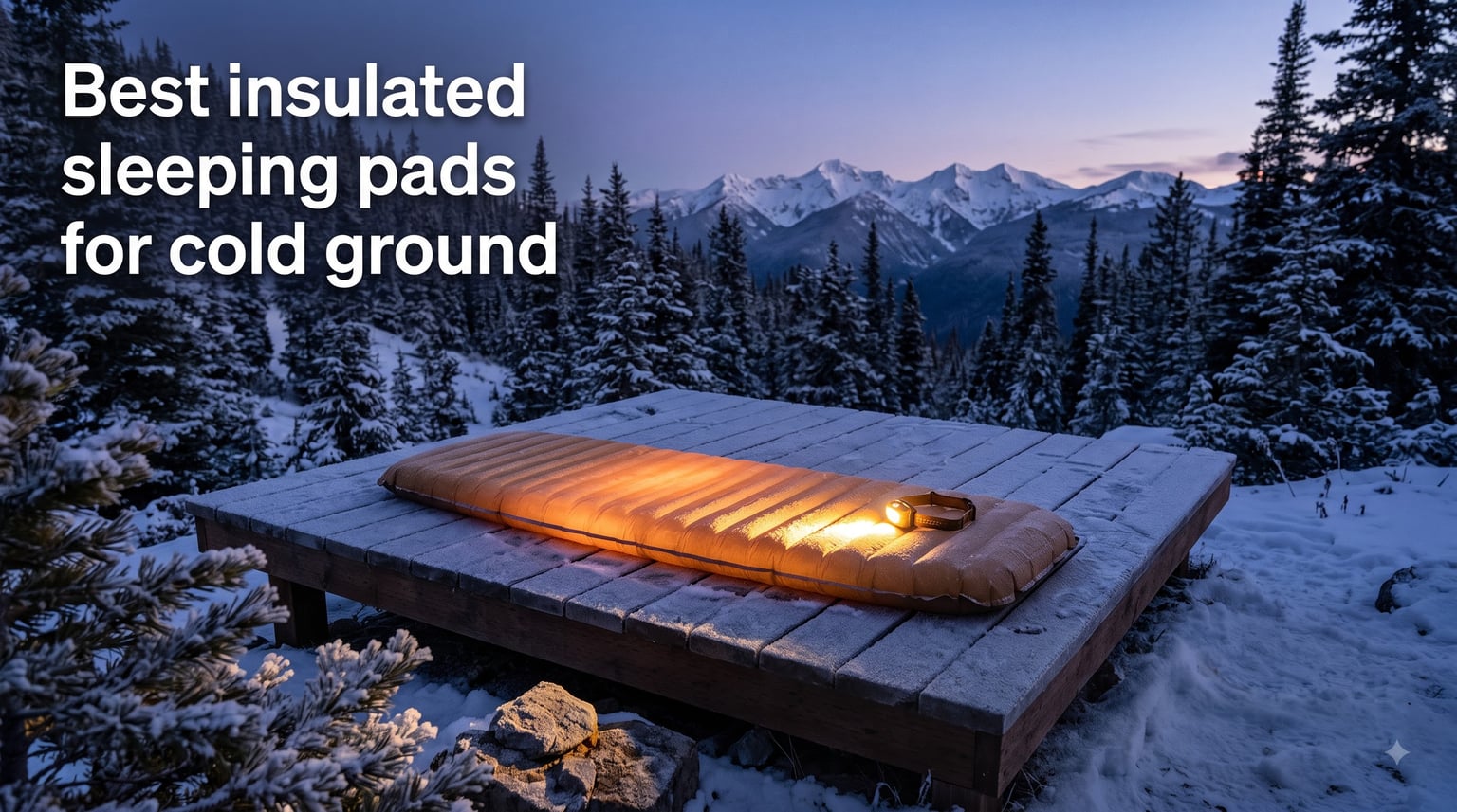 Best insulated sleeping pads for cold ground