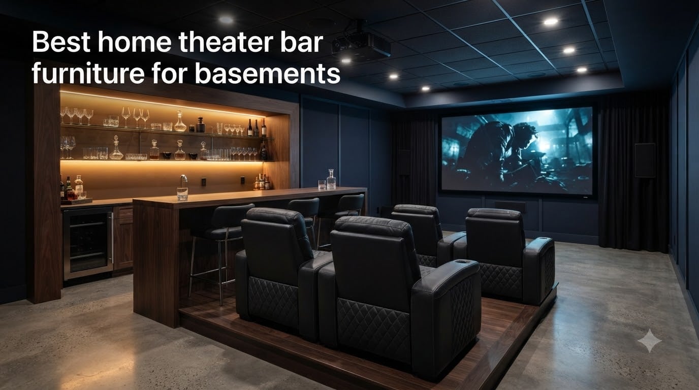 Best home theater bar furniture for basements