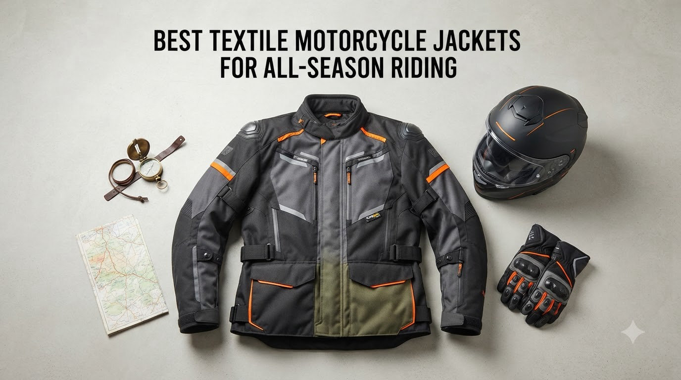 Best textile motorcycle jackets for all-season riding