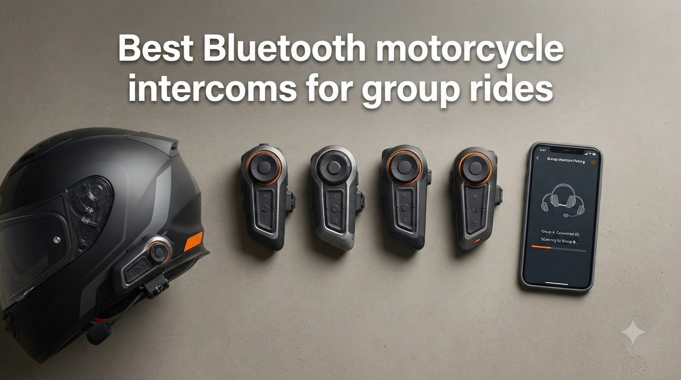 Best Bluetooth motorcycle intercoms for group rides