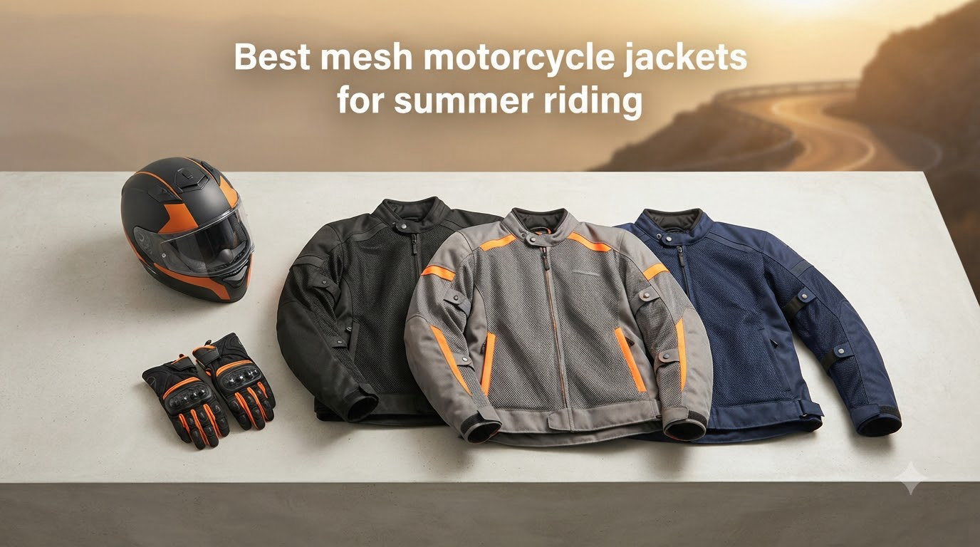 Best mesh motorcycle jackets for summer riding