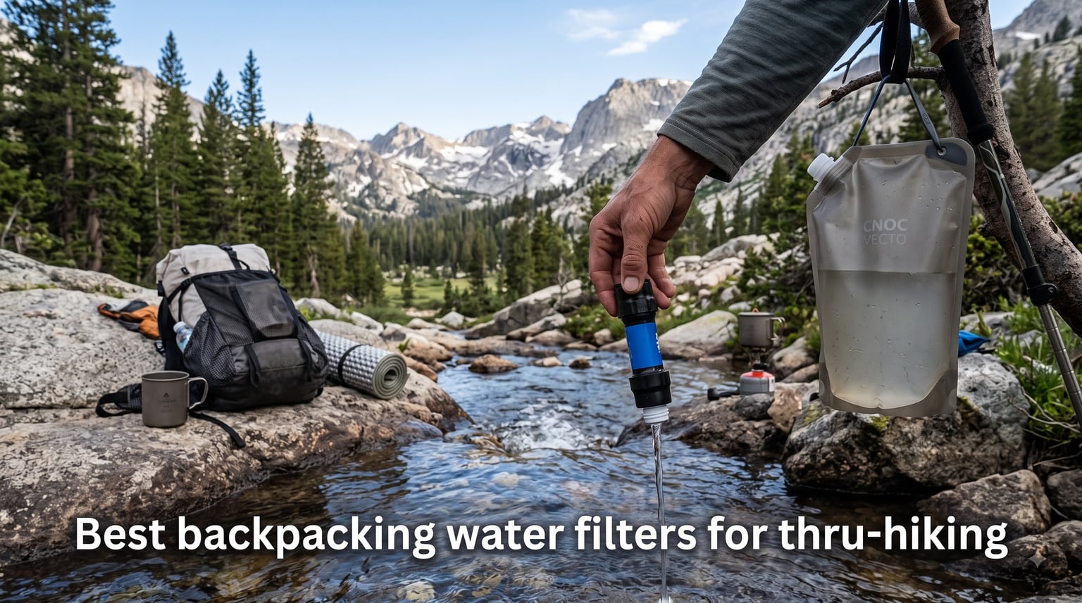 Best backpacking water filters for thru-hiking