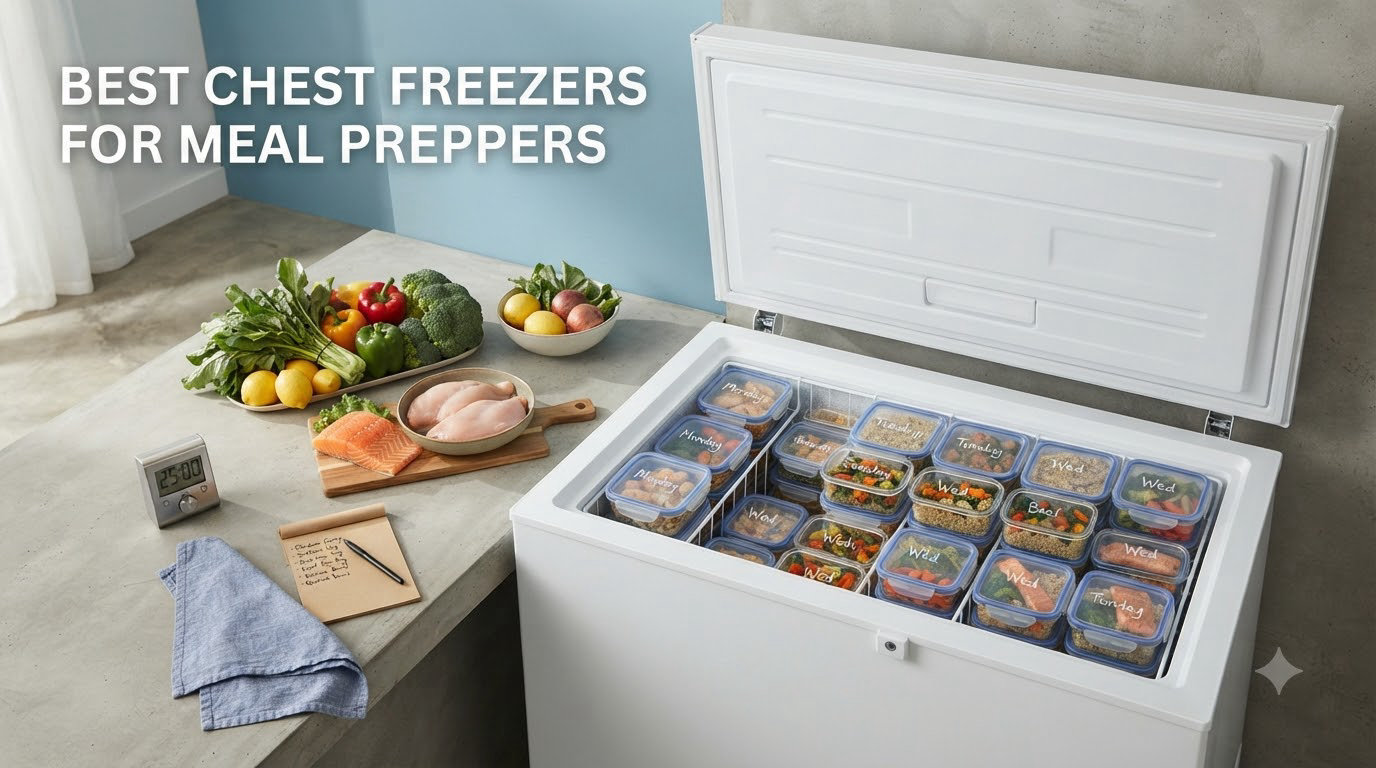 Best chest freezers for meal preppers
