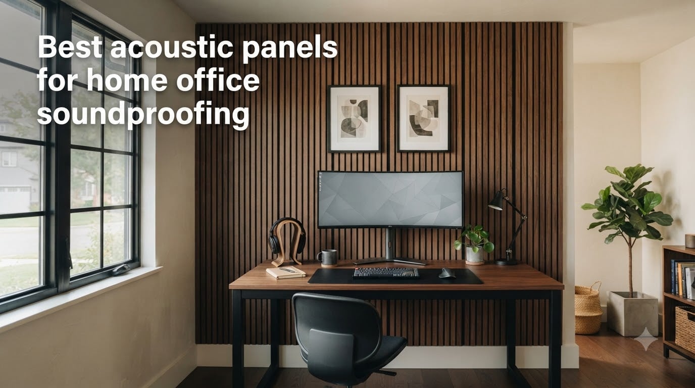 Best acoustic panels for home office soundproofing