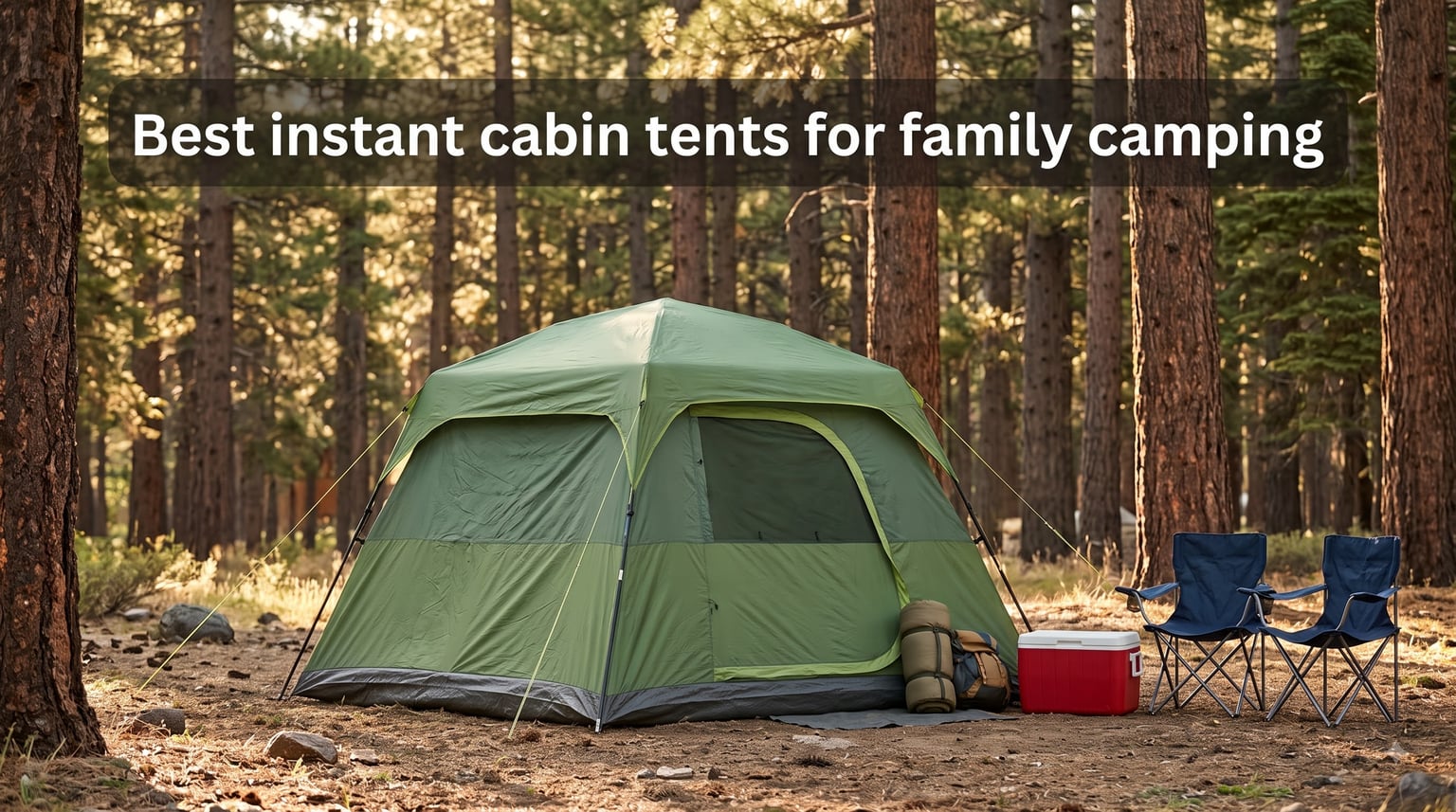 Best instant cabin tents for family camping