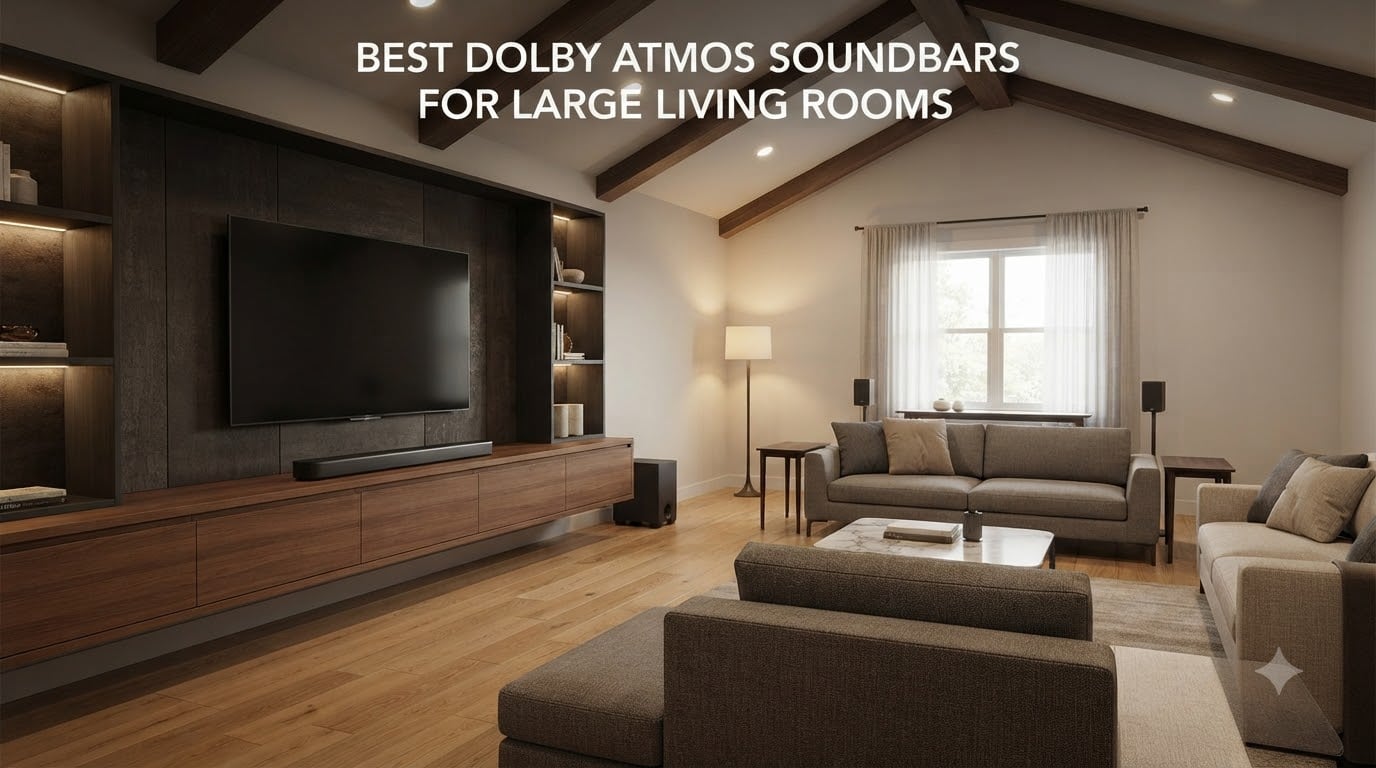 Best Dolby Atmos soundbars for large living rooms