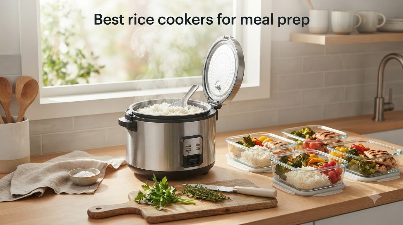 Best rice cookers for meal prep