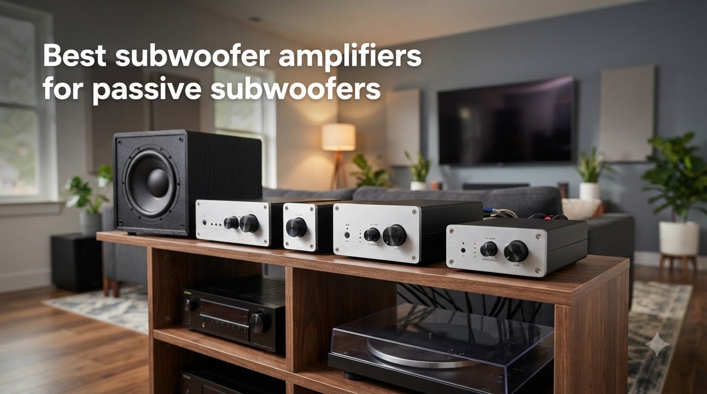 Best subwoofer amplifiers for passive subwoofers