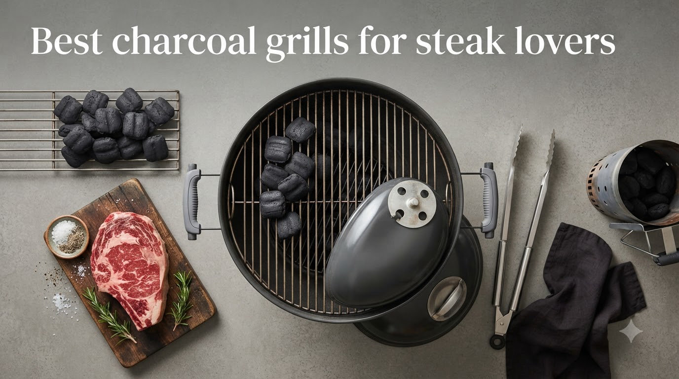 Best charcoal grills for steak lovers