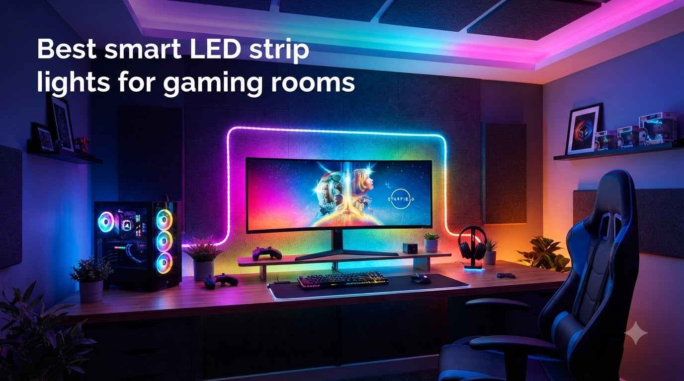 Best smart LED strip lights for gaming rooms