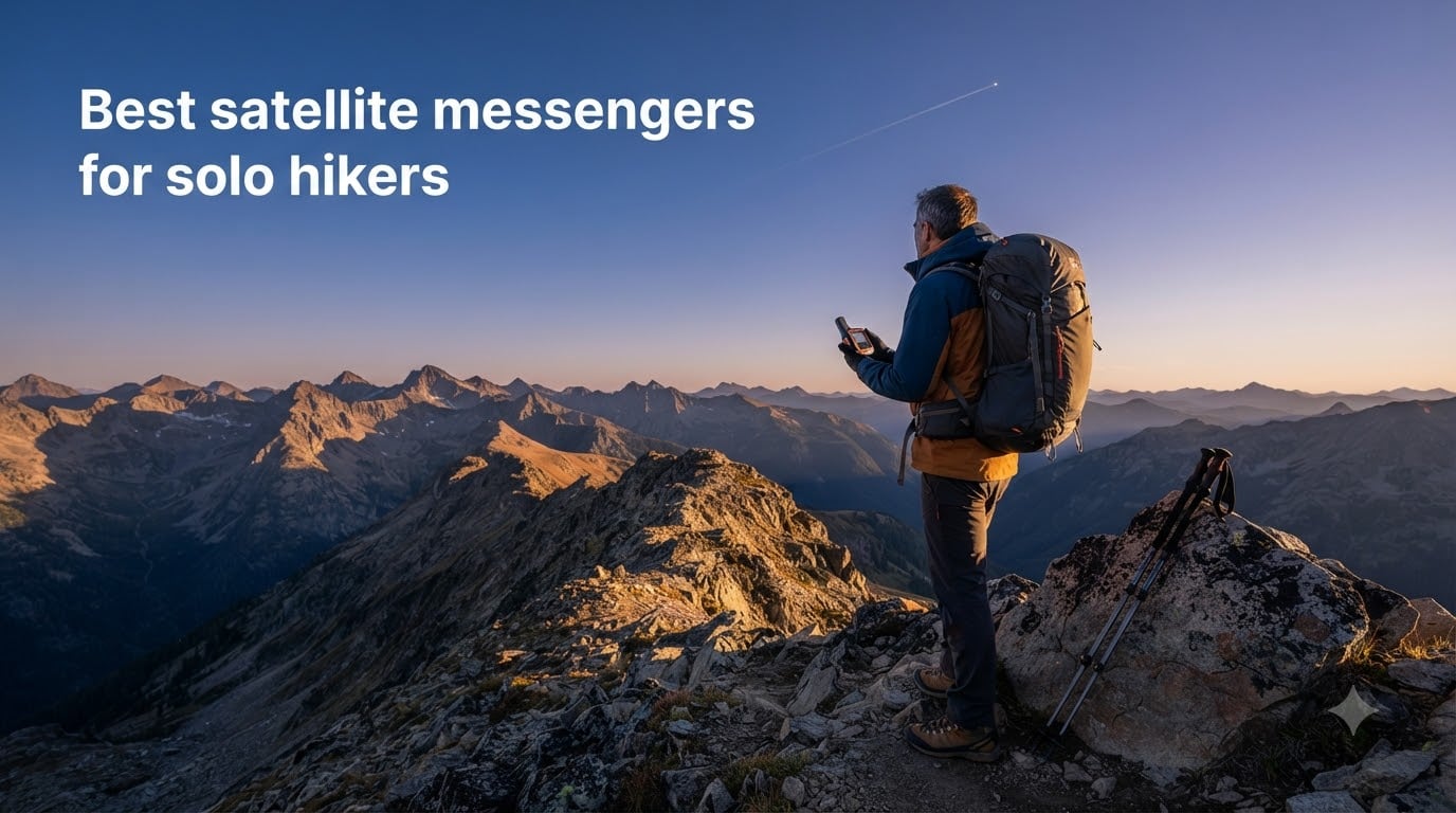 Best satellite messengers for solo hikers