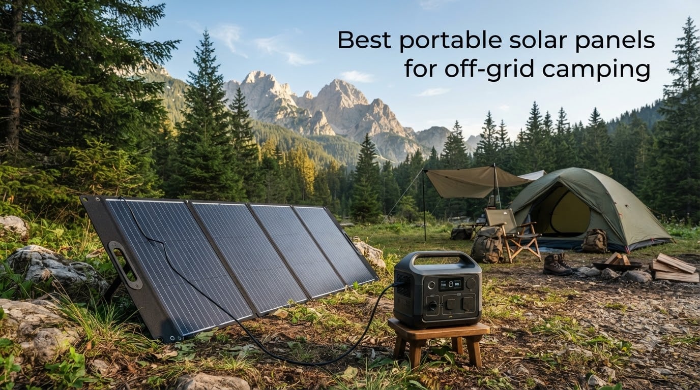 Best portable solar panels for off-grid camping