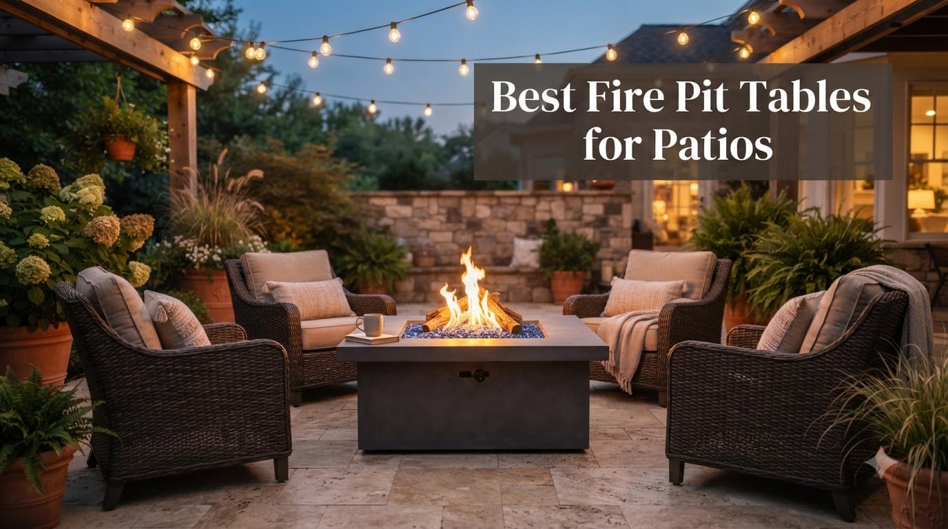 Best Fire Pit Tables for Patios