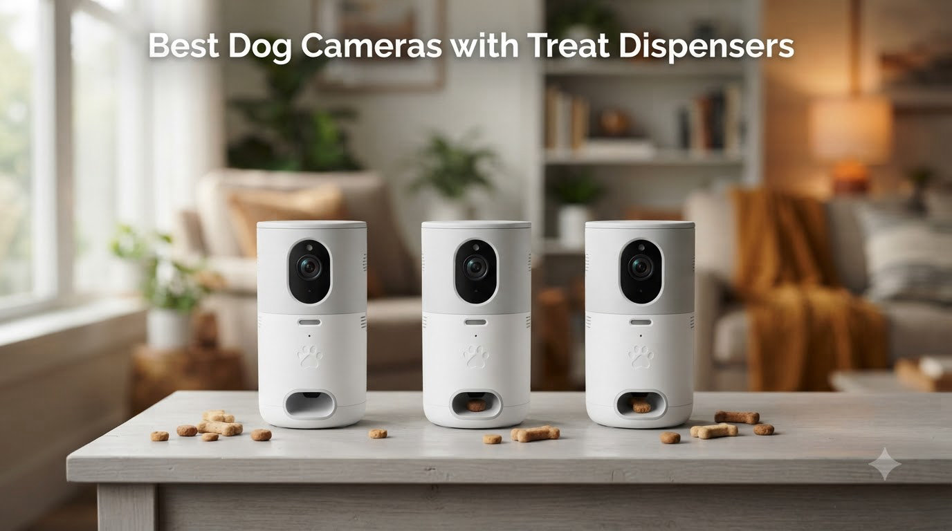 Best Dog Cameras with Treat Dispensers